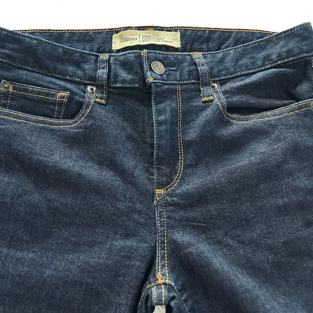 Gap Perfect Boot Jeans Dark Blue
